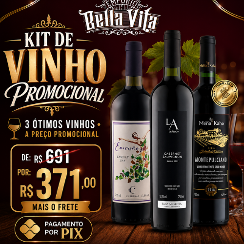 KIT de Vinhos Promocional Nacional