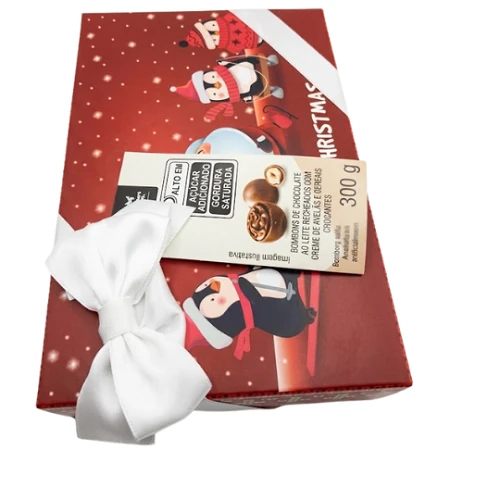 BOMBONS DE CHOCOLATE AO LEITE RECHEADOS COM CREME DE AVELÃS